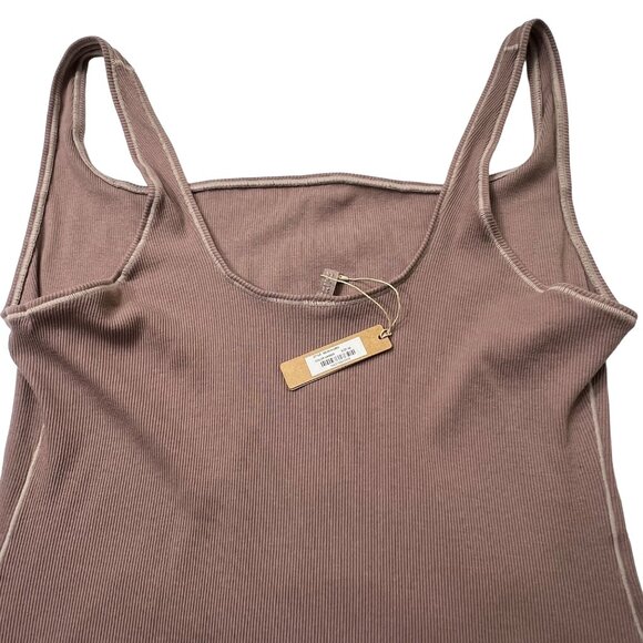 SKIMS Cotton Rib Bodysuit Umber Womens 4X - Picture 5 of 11